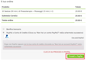 Procedi a Paypal